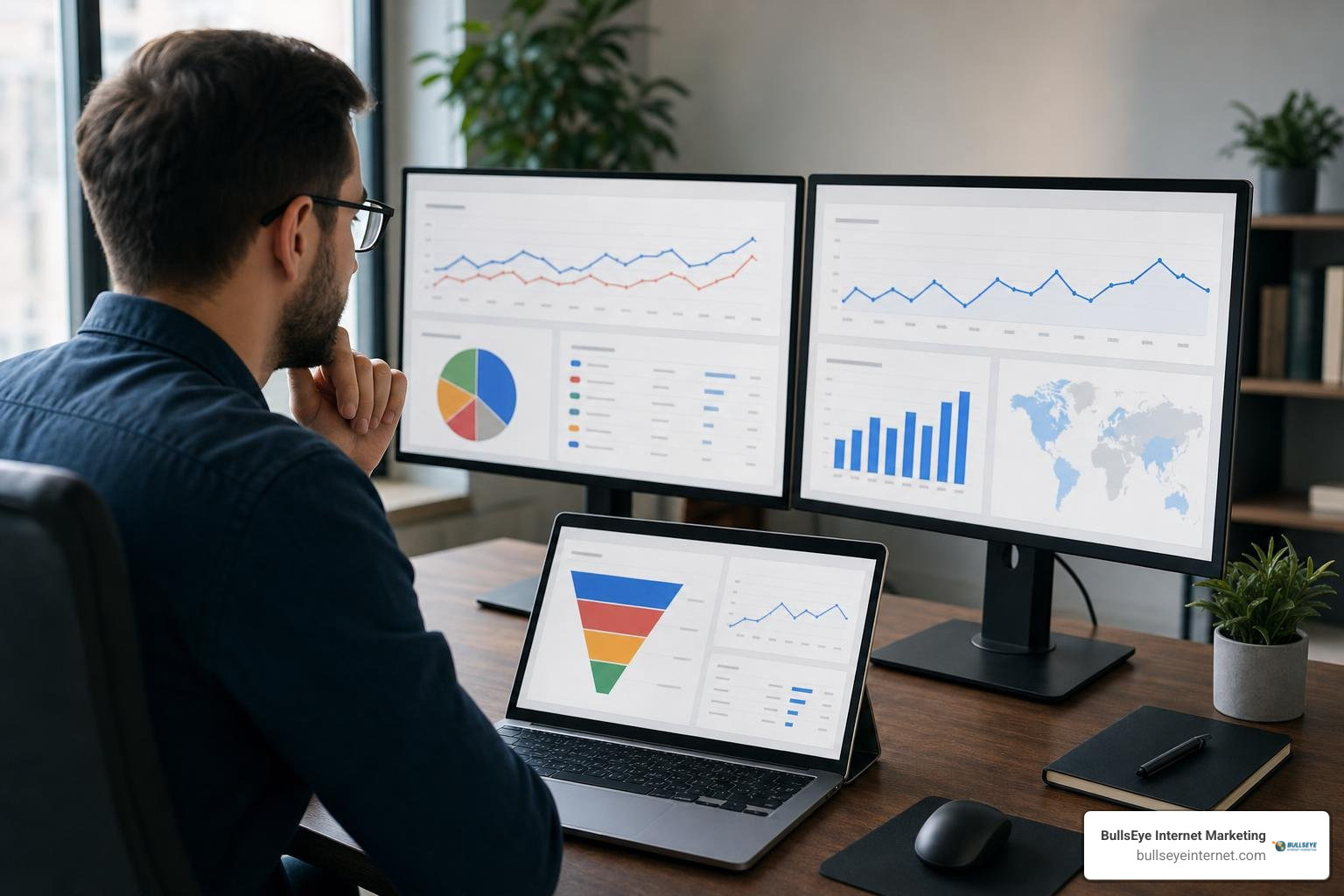 Digital analytics dashboard tracking Google Ads conversion events