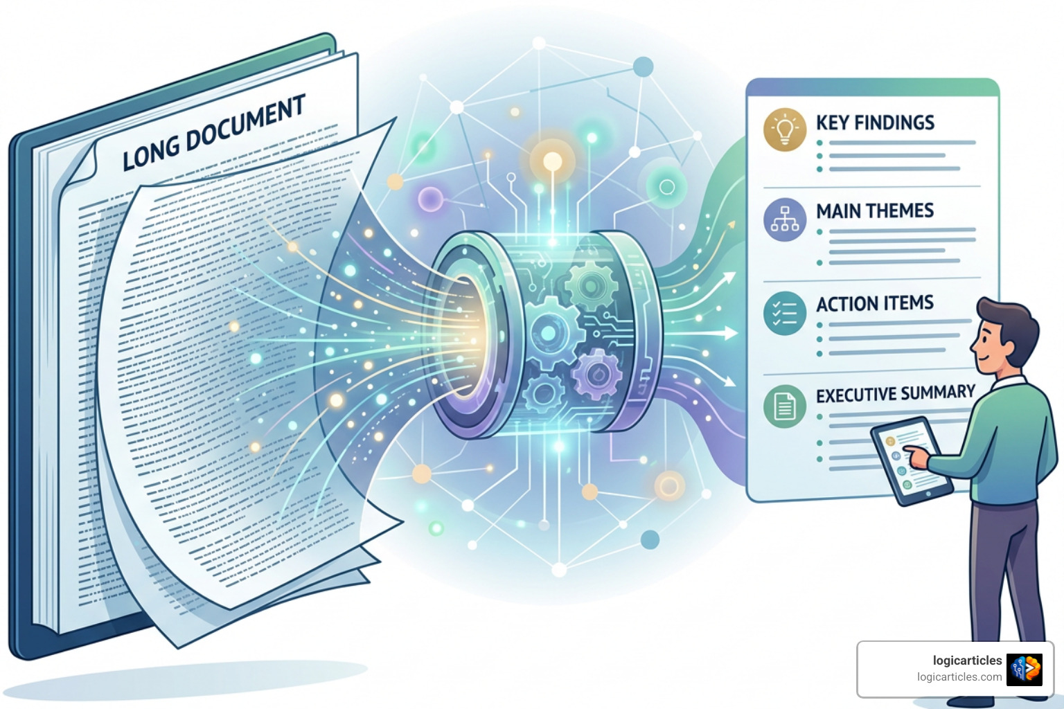 Structured mind map overview