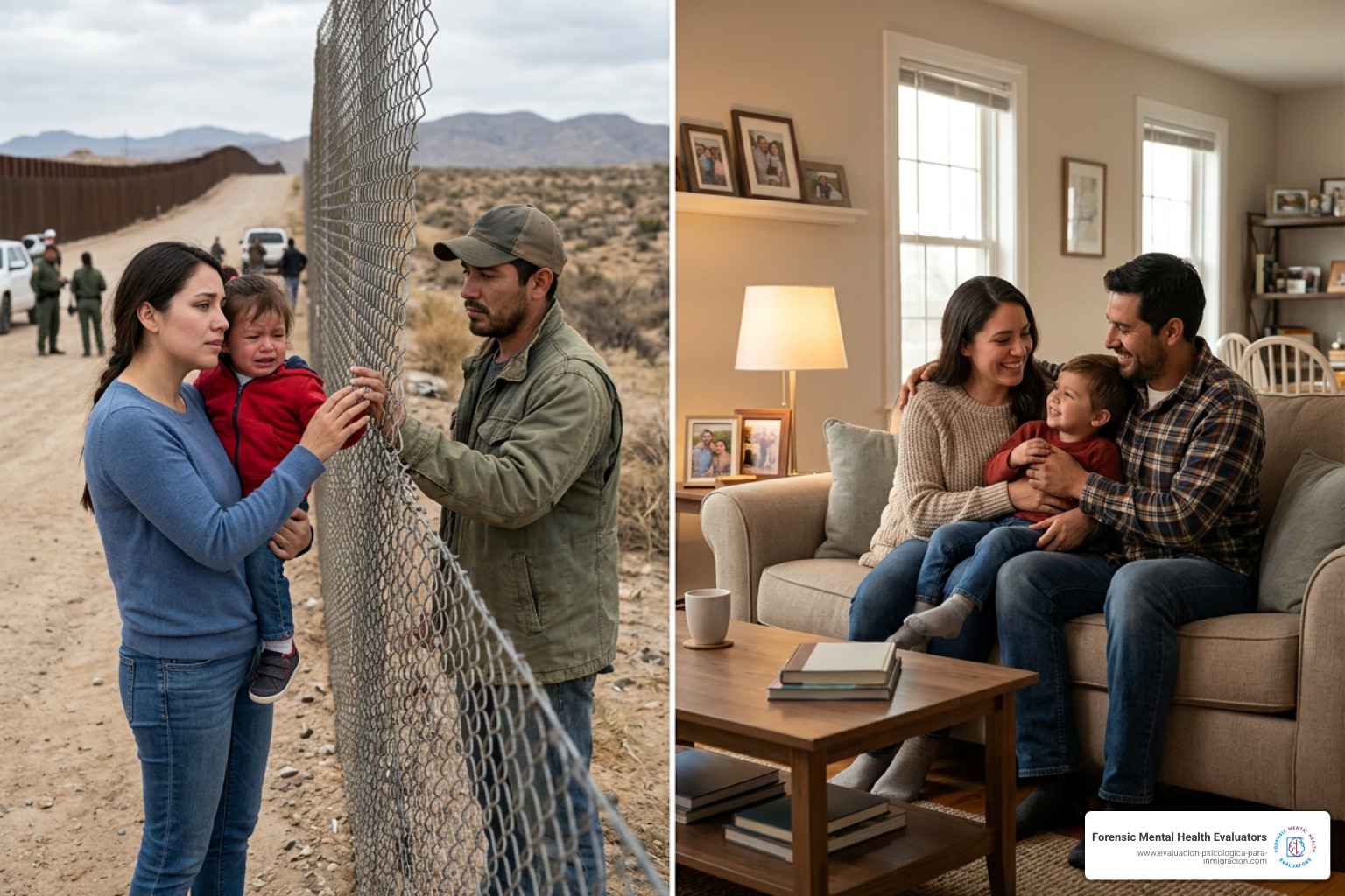 separation versus relocation impact