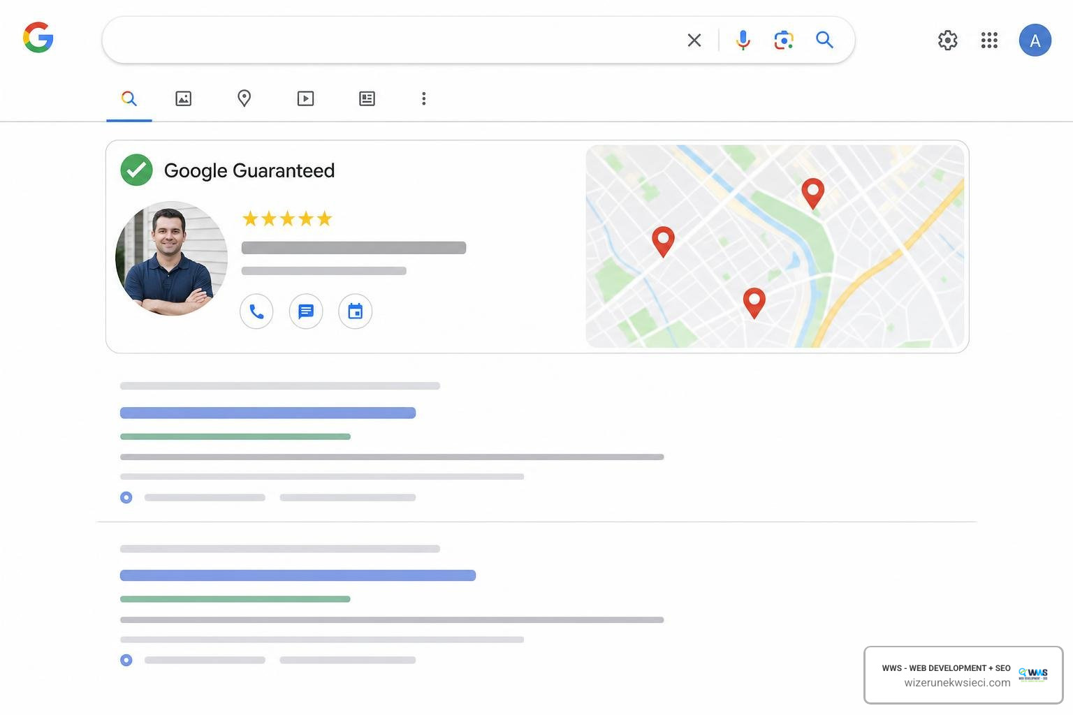 Google Guaranteed green checkmark badge in search results