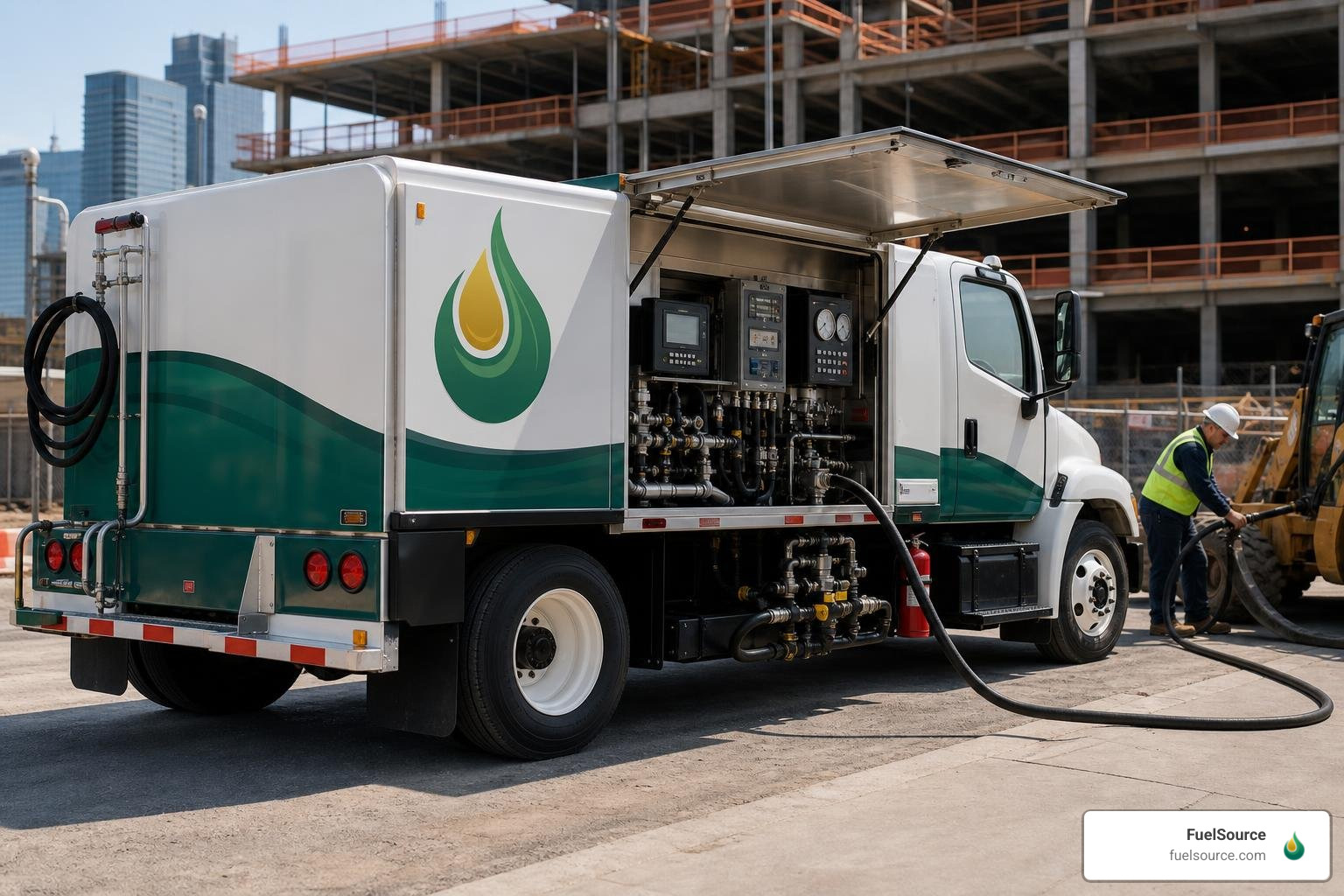Smart meter hardware and fuel pump systems on a mobile delivery truck Smart meter hardware and fuel pump systems on a mobile delivery truck