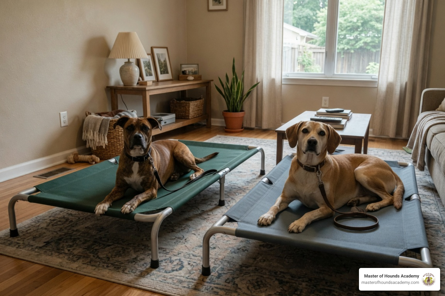 dog trainer teaching dogs and practicing place commands at home dog trainer teaching dogs and practicing place commands at home
