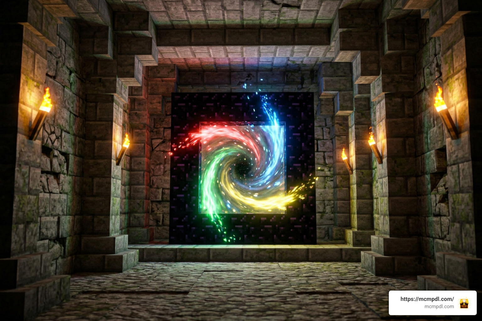 Boss Dimensions Minecraft Bedrock elemental portal