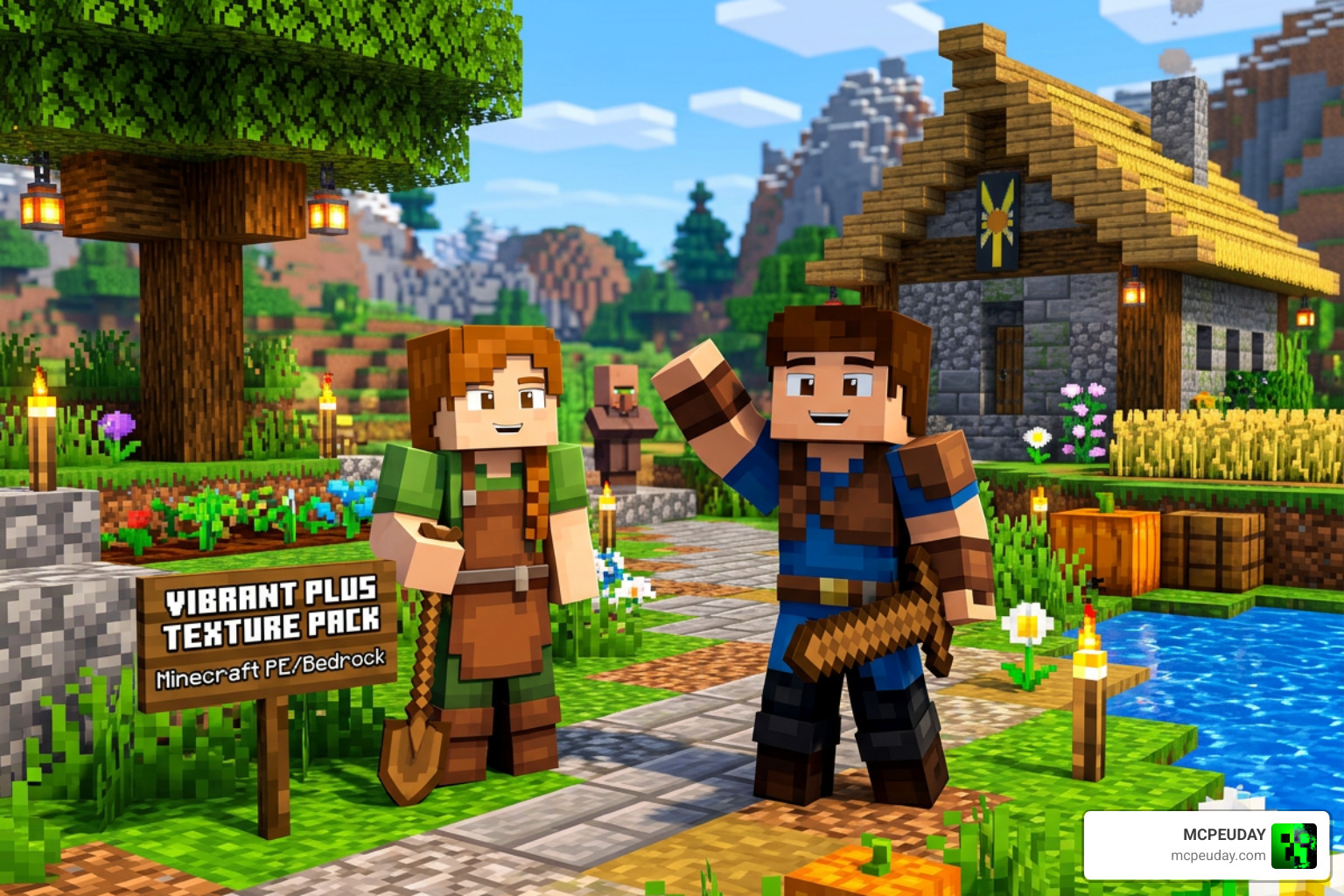 Vibrant Visuals tag in Minecraft Marketplace