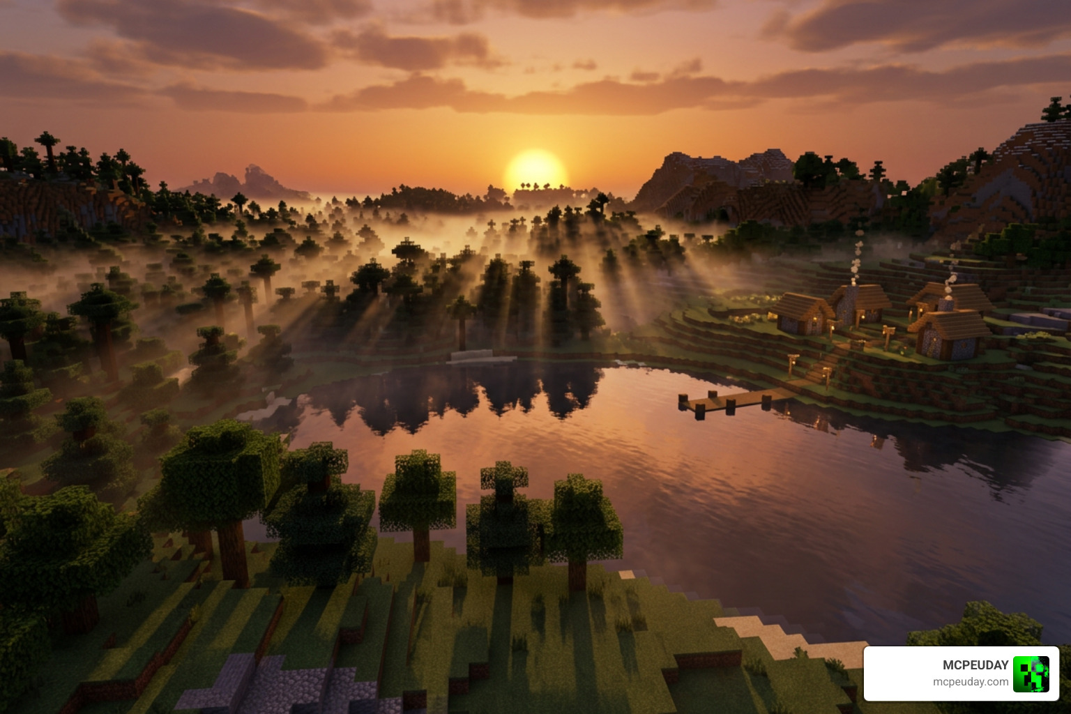volumetric fog and realistic water lighting in Minecraft volumetric fog and realistic water lighting in Minecraft