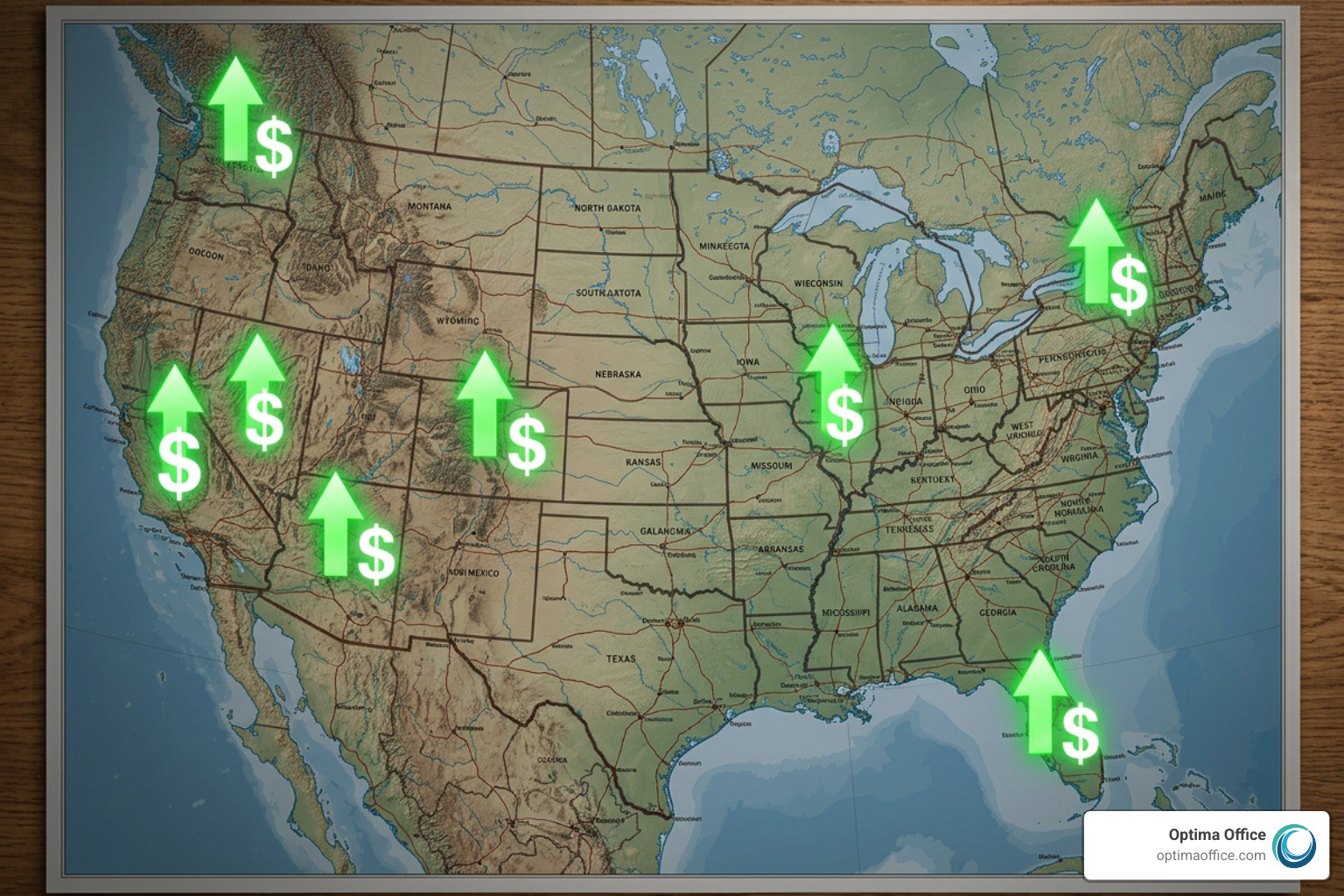 Future minimum wage trajectories across states