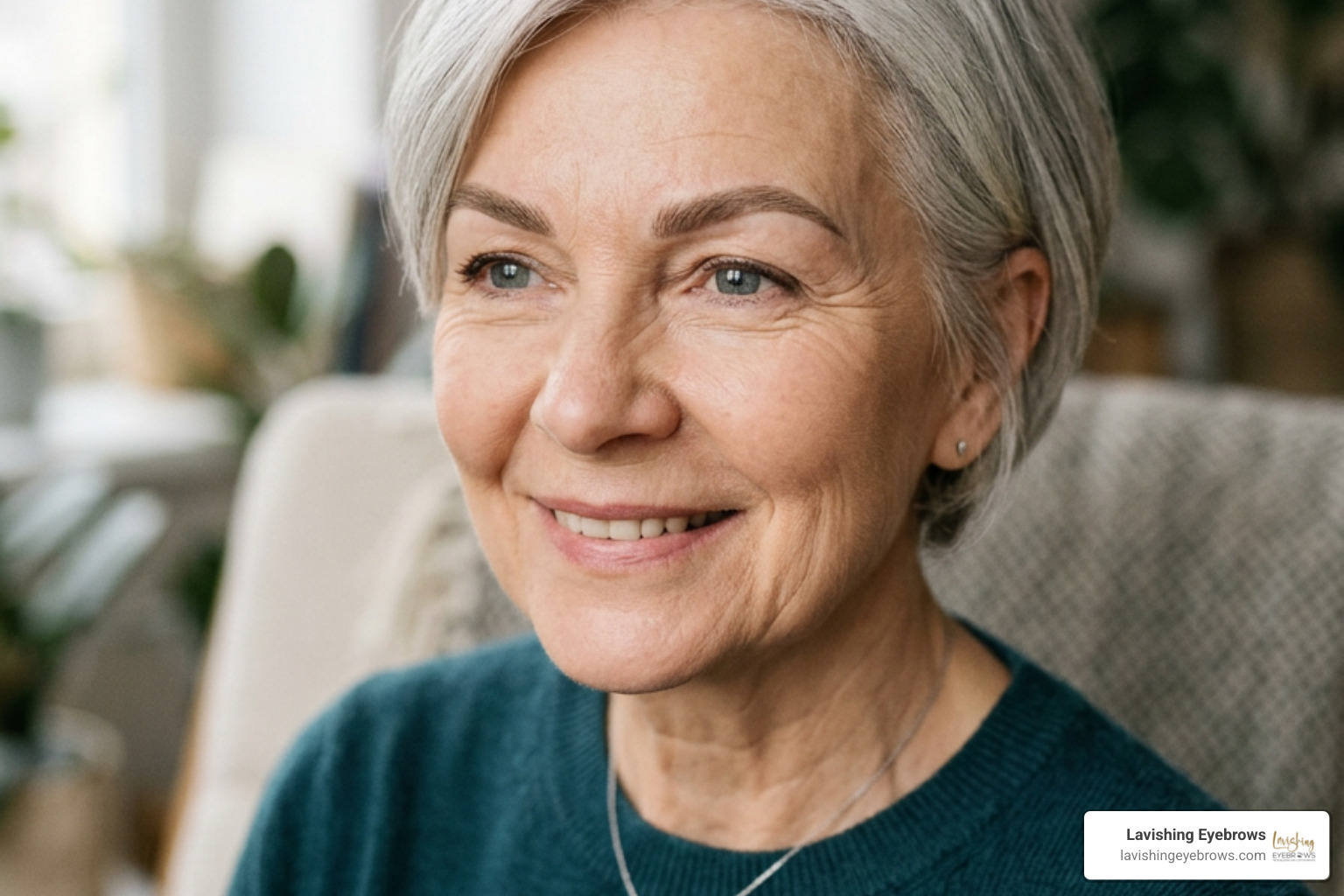 youthful eyebrow lift result