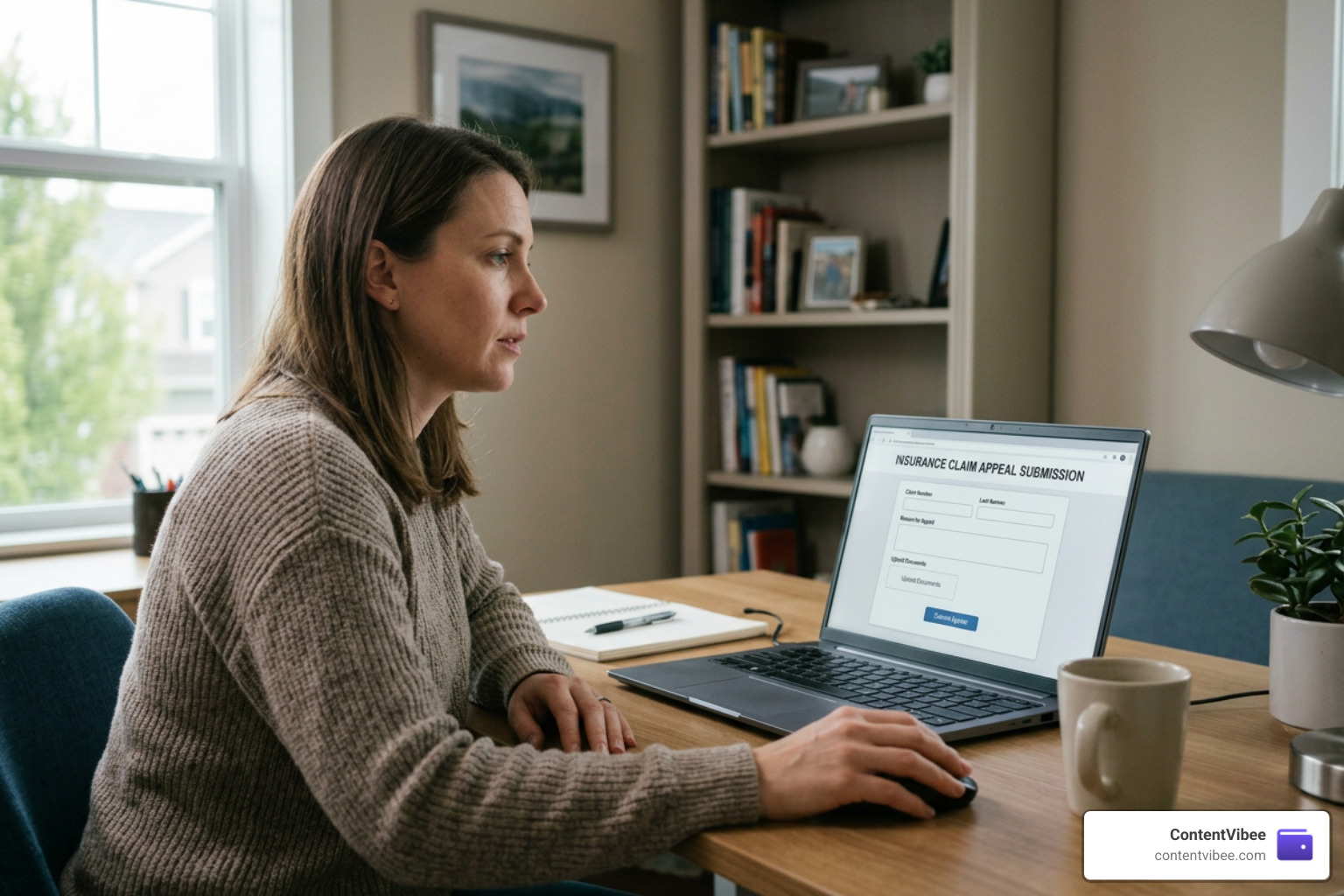 Insurance claim appeal submission dashboard screen Insurance claim appeal submission dashboard screen