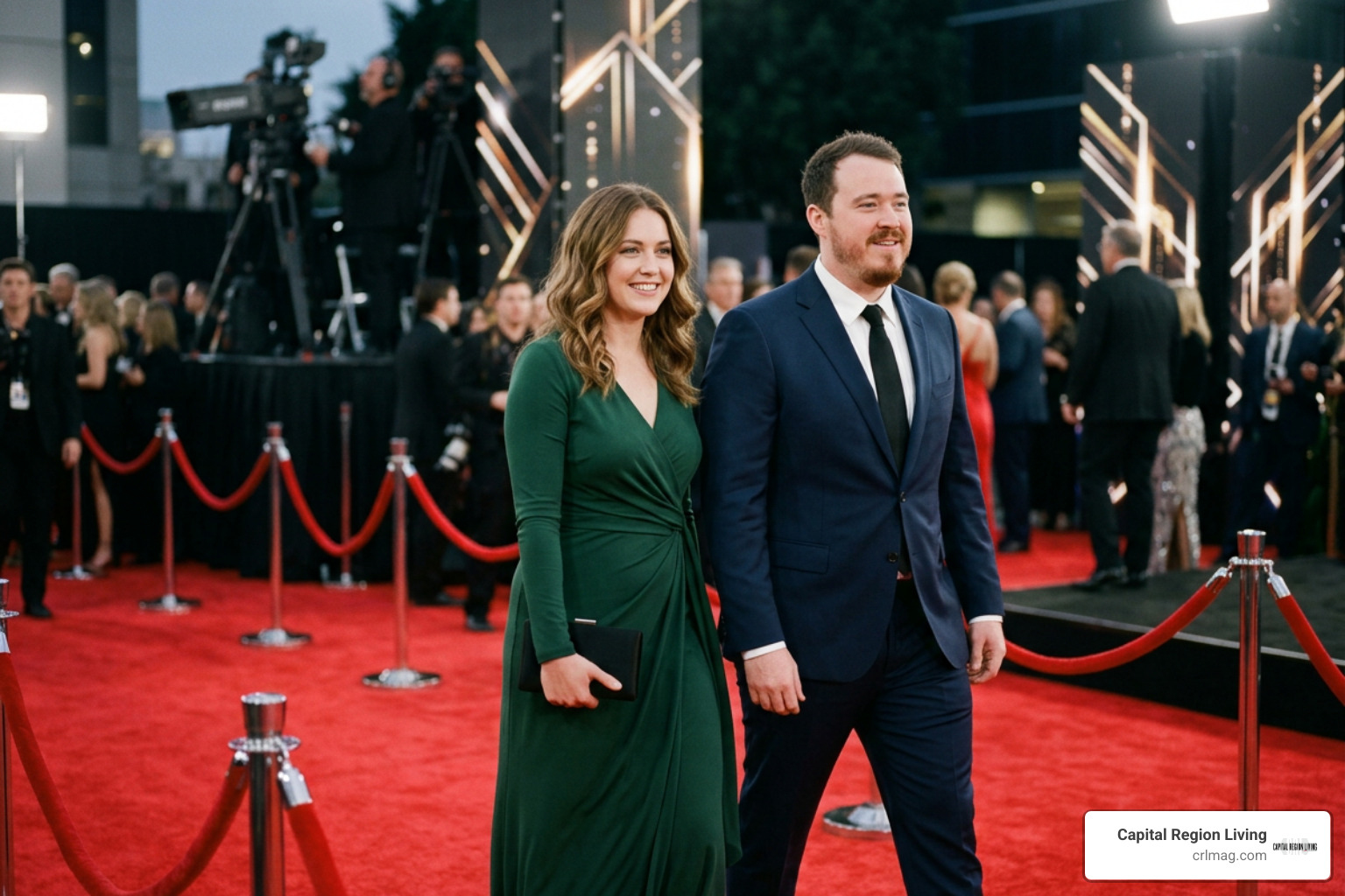 Grace Brassel and Shane Gillis at ESPY awards red carpet