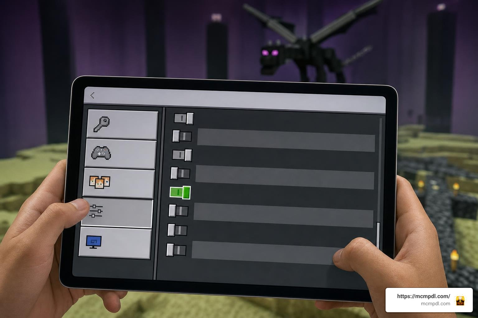 Minecraft settings experimental gameplay toggle