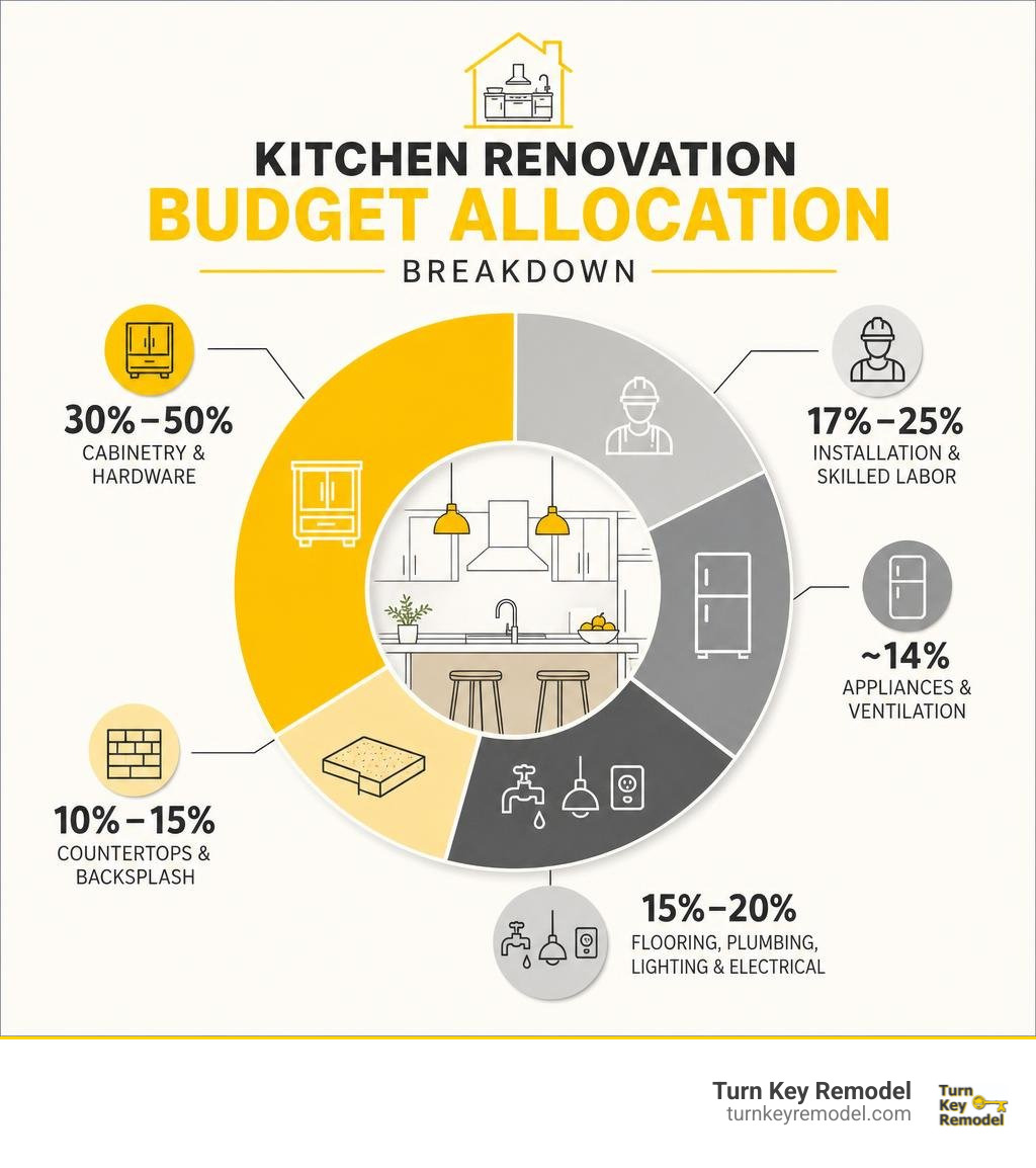 Kitchen renovation budget allocation breakdown infographic infographic Kitchen renovation budget allocation breakdown infographic infographic