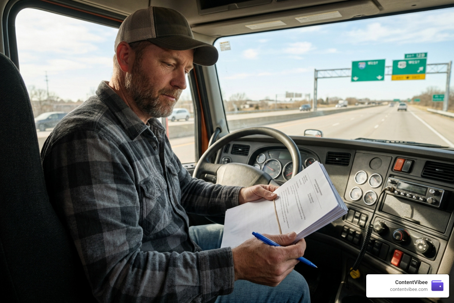 commercial vehicle insurance policy paperwork