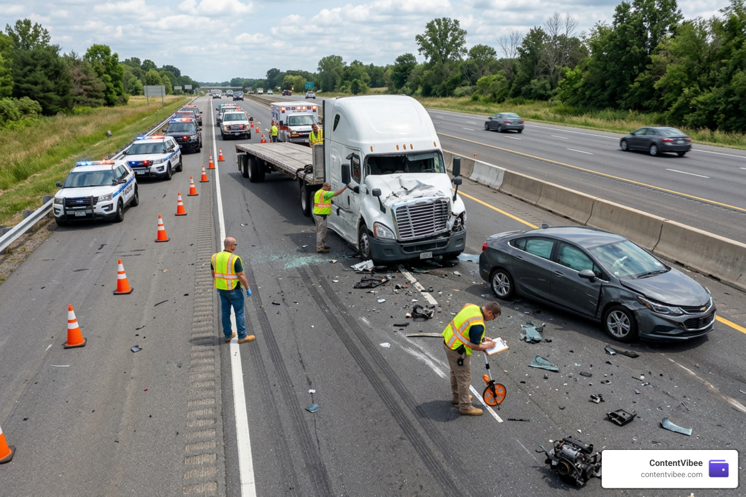 truck accident crash reconstruction investigation