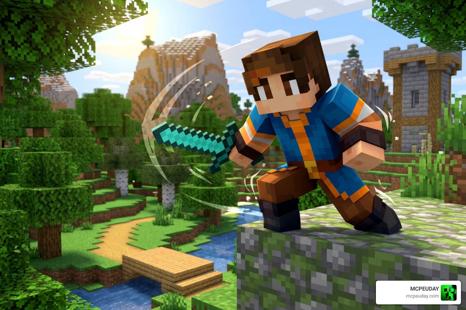 Custom character pose in Minecraft using animation states Custom character pose in Minecraft using animation states