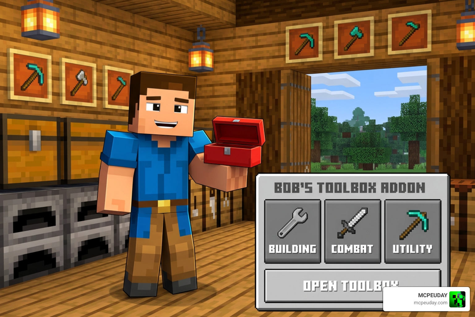 Downloading and activating Minecraft PE addons step-by-step