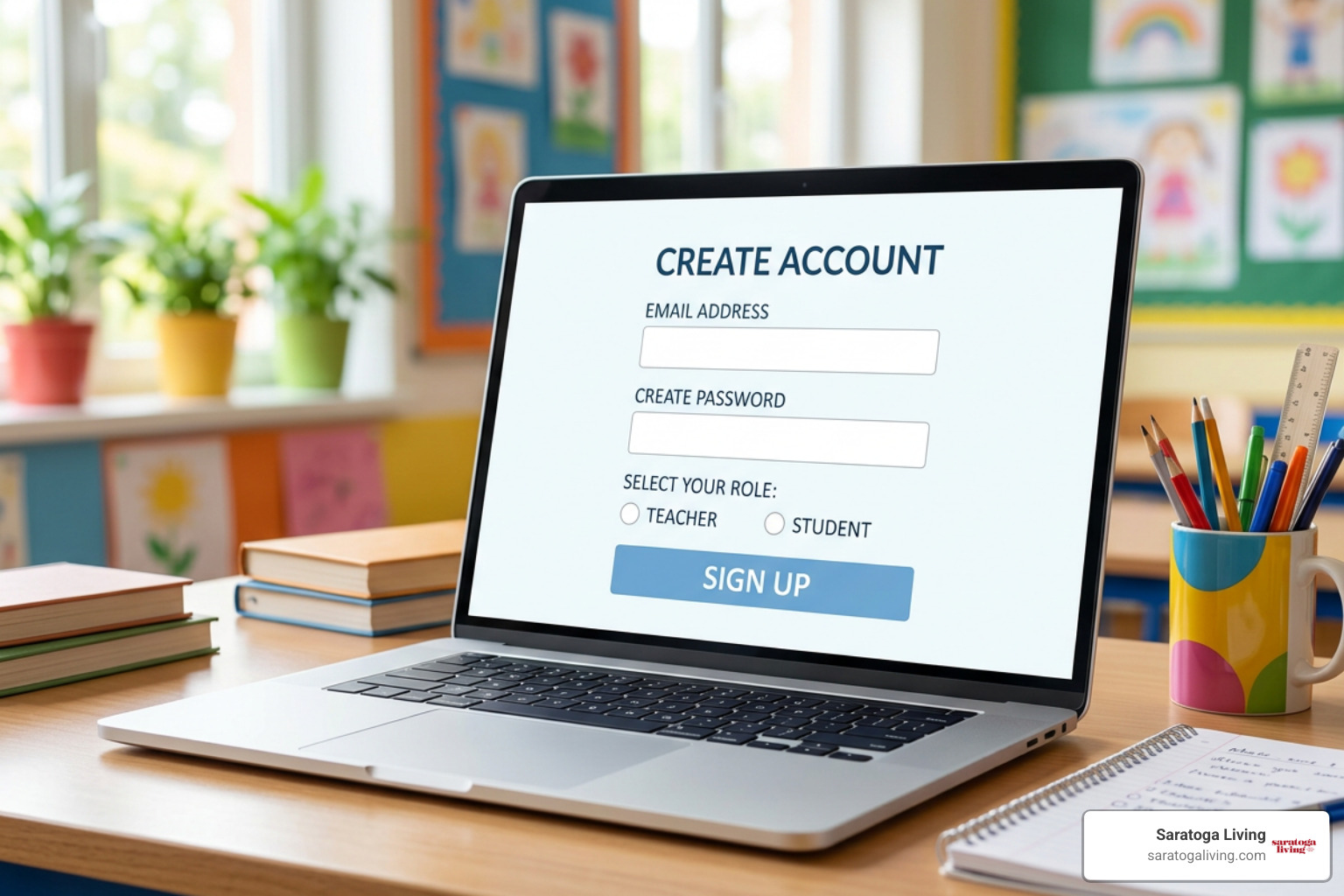 Blooket user account creation screen
