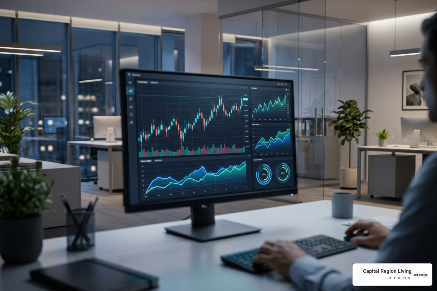 AI market analytics interface