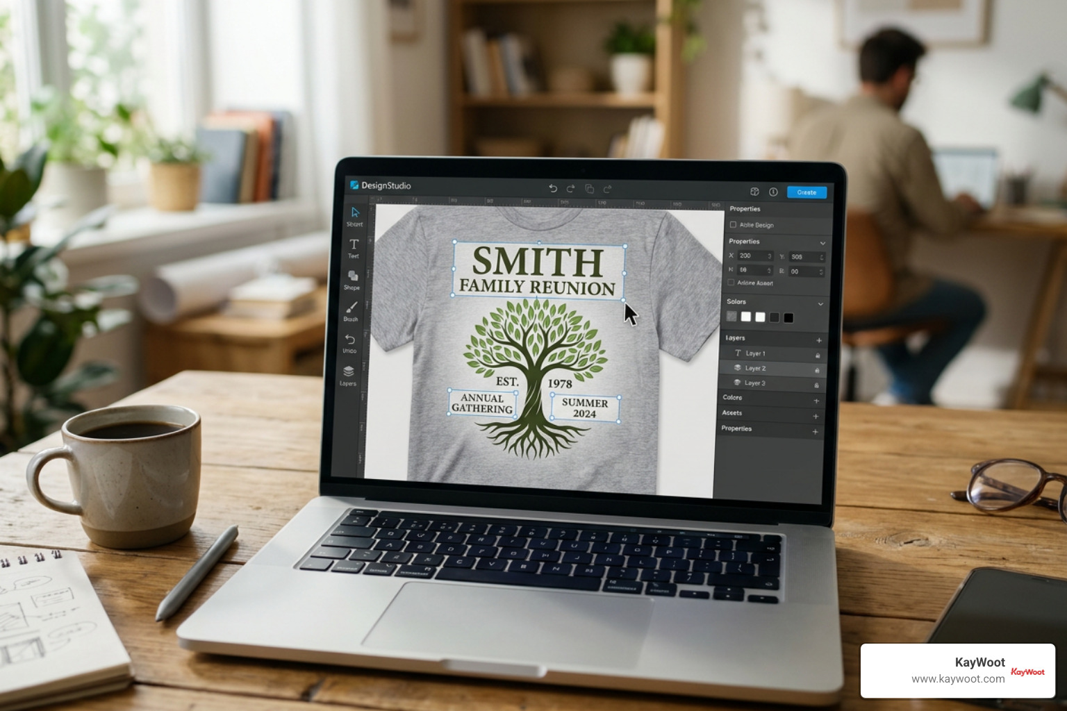 Digital editing software interface for graphic customization Digital editing software interface for graphic customization
