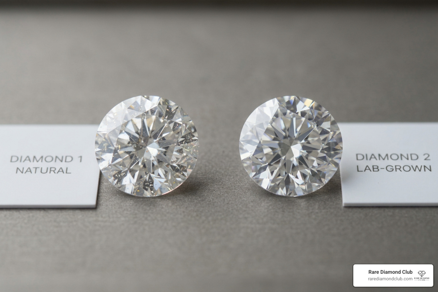 natural vs lab grown diamond comparison