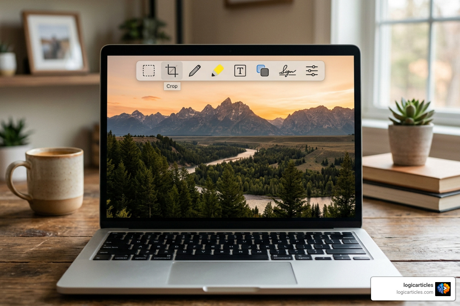 Opening Markup toolbar in Mac Preview