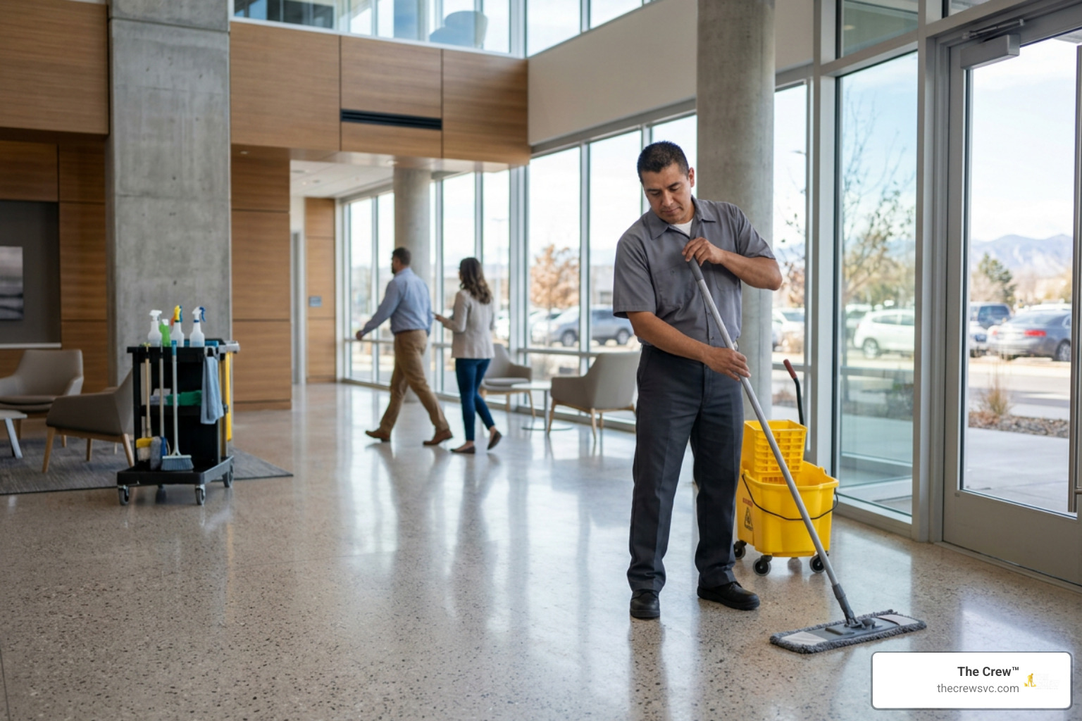 Clean commercial floor care in Arvada facility Clean commercial floor care in Arvada facility