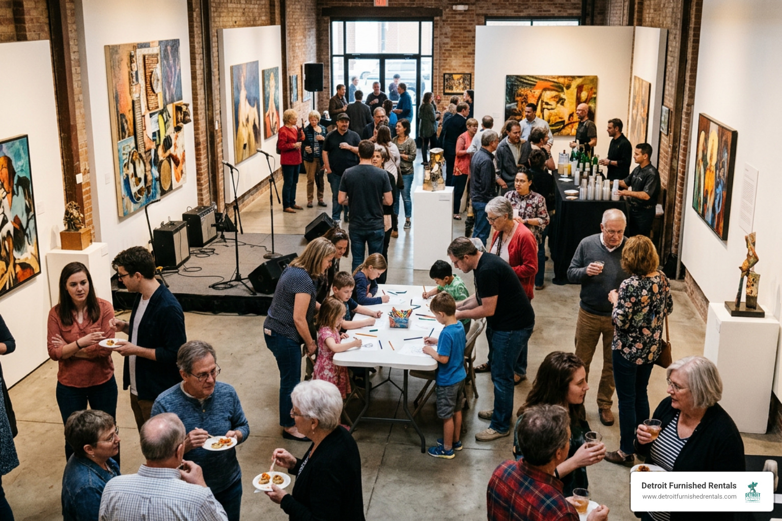 MOCAD hosting a vibrant public community event and gallery reception MOCAD hosting a vibrant public community event and gallery reception