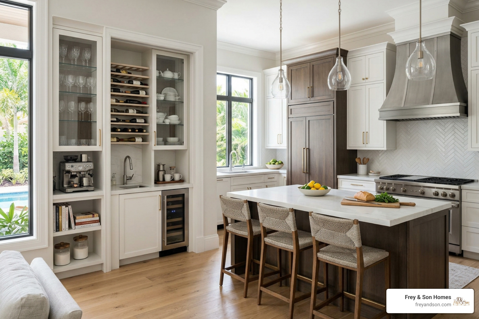 Modern luxury gourmet kitchen with butler's pantry Modern luxury gourmet kitchen with butler's pantry