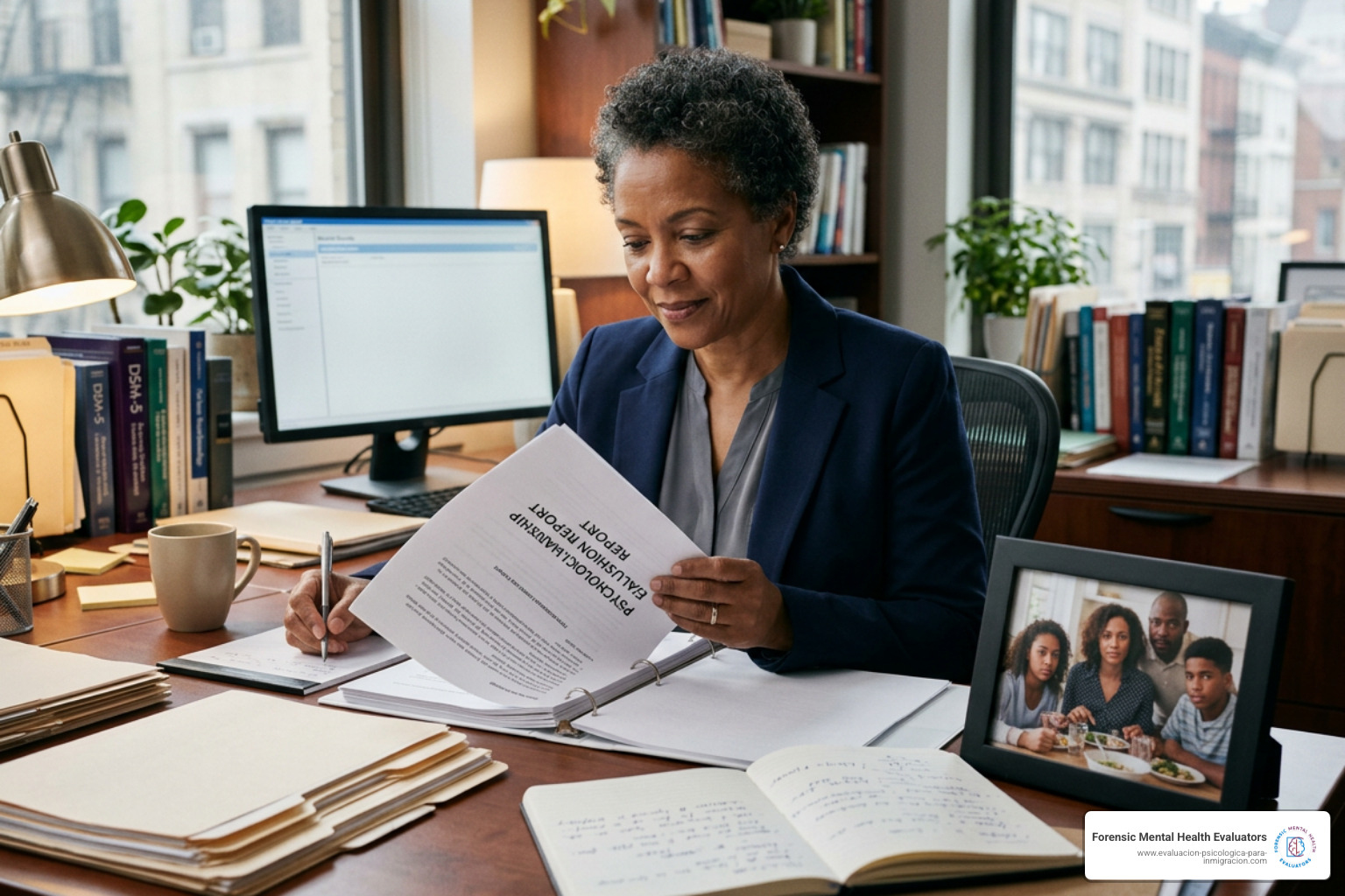 psychological hardship evaluation report review