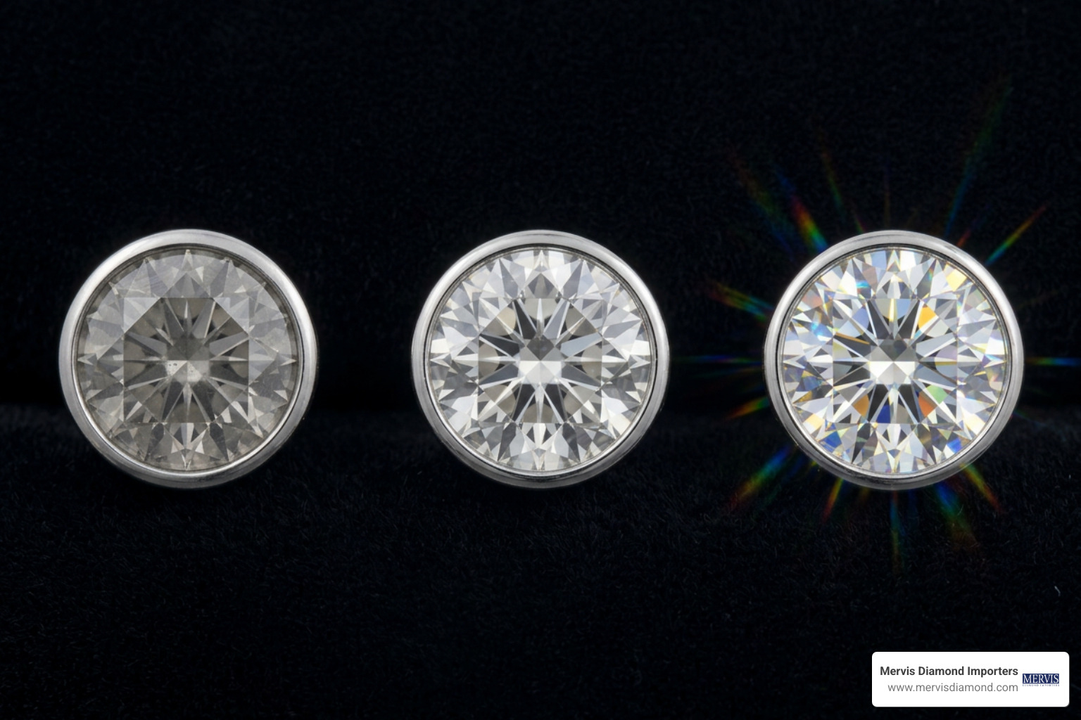 diamond cut light performance reflection comparison