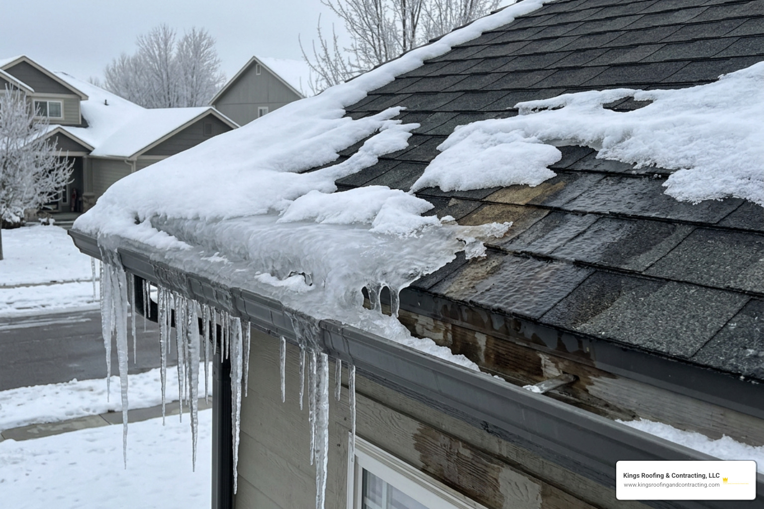 Treasure Valley ice dam roof damage Treasure Valley ice dam roof damage