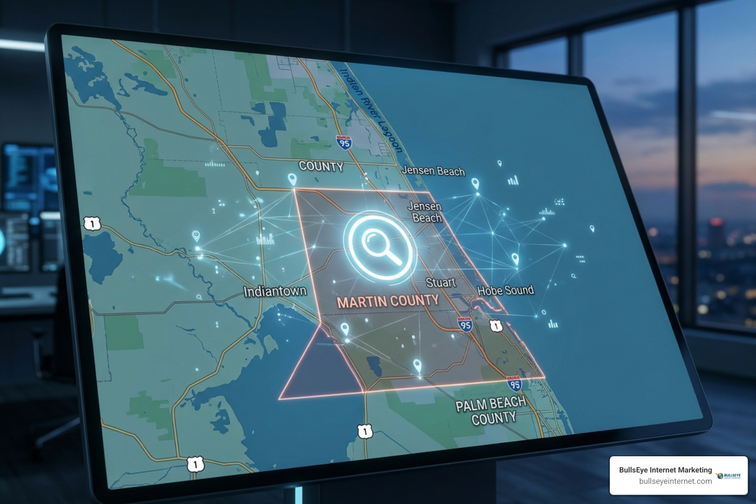 Treasure Coast map targeting local search traffic Treasure Coast map targeting local search traffic