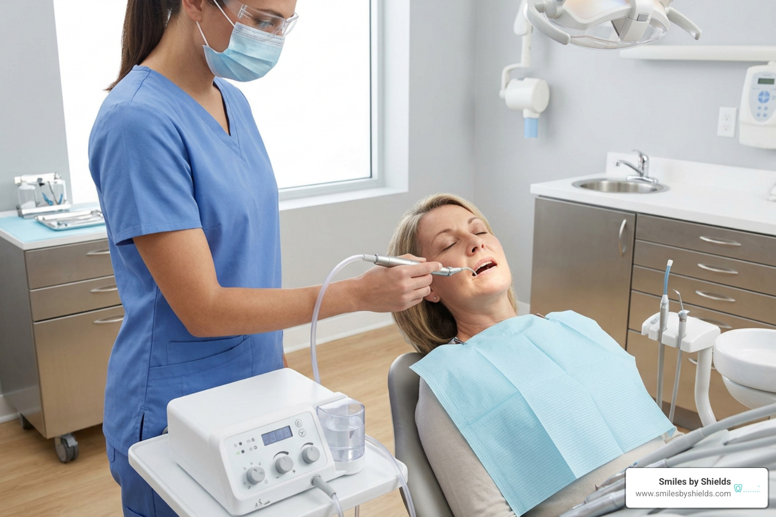 ozonated water delivery system in a dental clinic ozonated water delivery system in a dental clinic