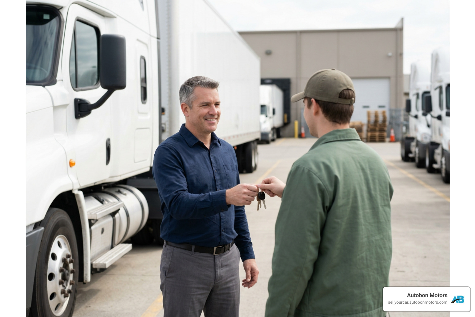 fleet manager receiving truck keys fleet manager receiving truck keys
