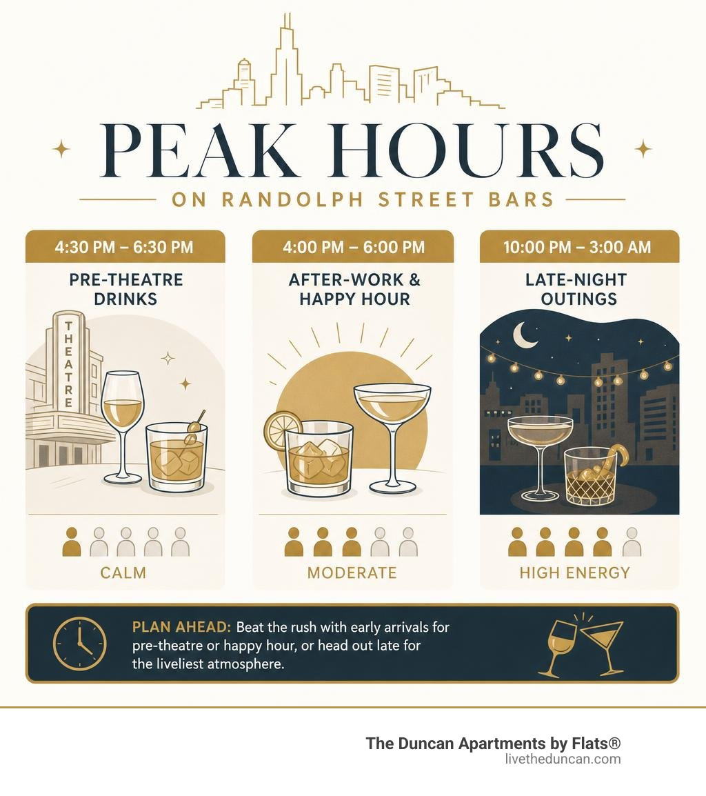 Peak Hours Infographic infographic