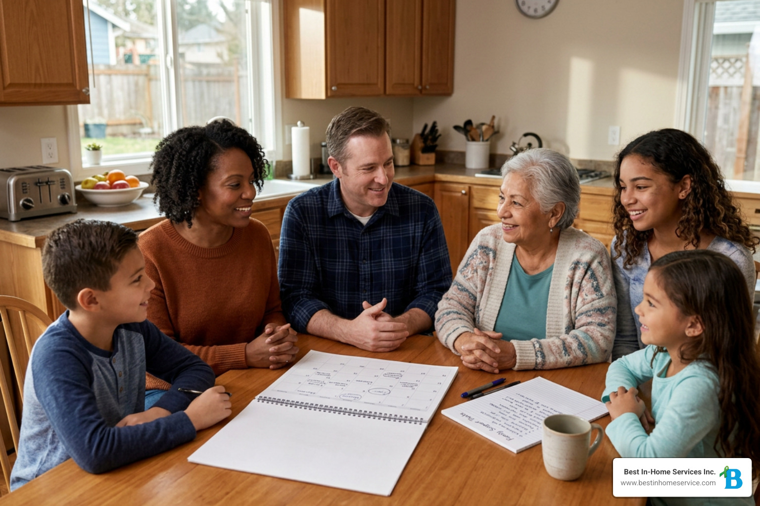 Informal family caregiving task distribution guide