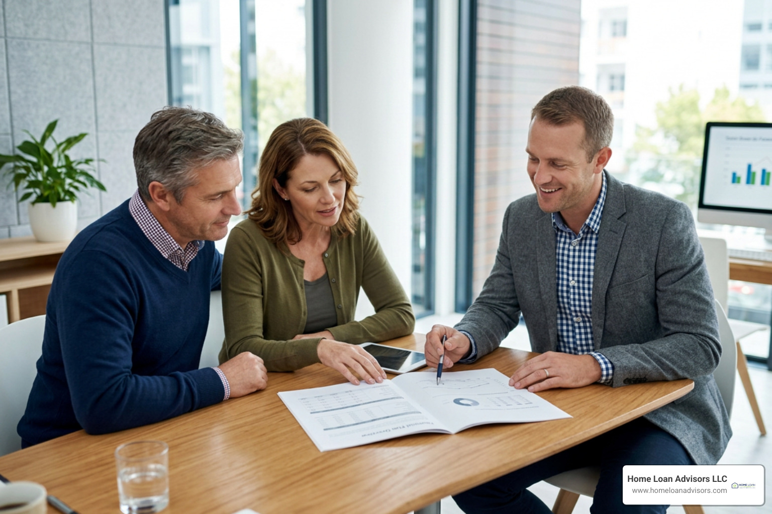 client reviewing financial plan with local advisor client reviewing financial plan with local advisor