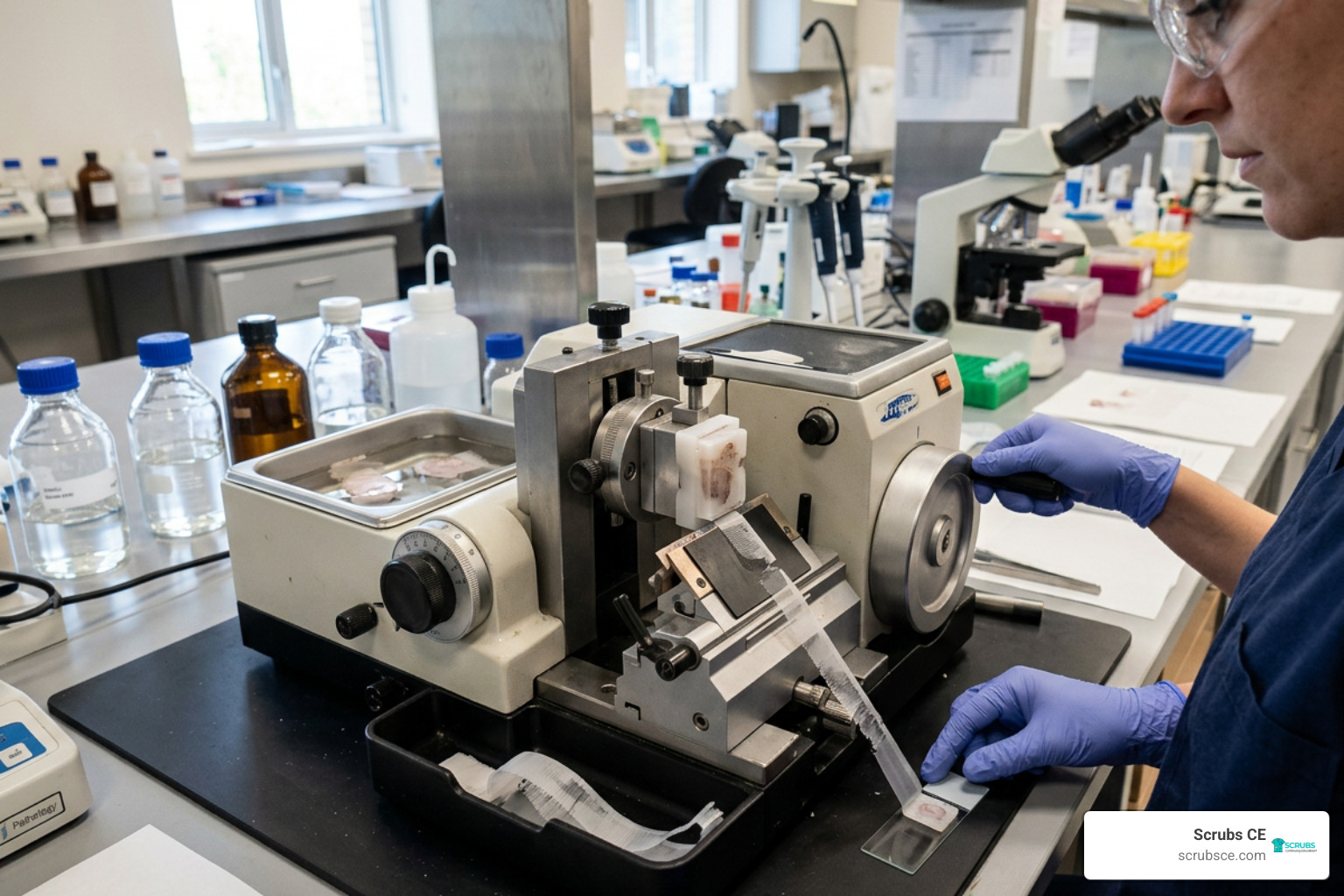 microtome device slicing paraffin embedded tissue block microtome device slicing paraffin embedded tissue block