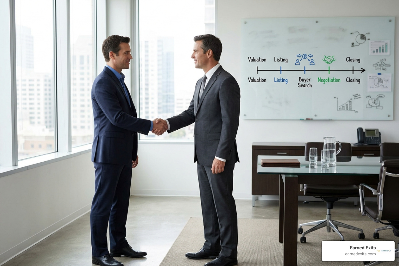 Business sale transaction timeline and key deal milestones