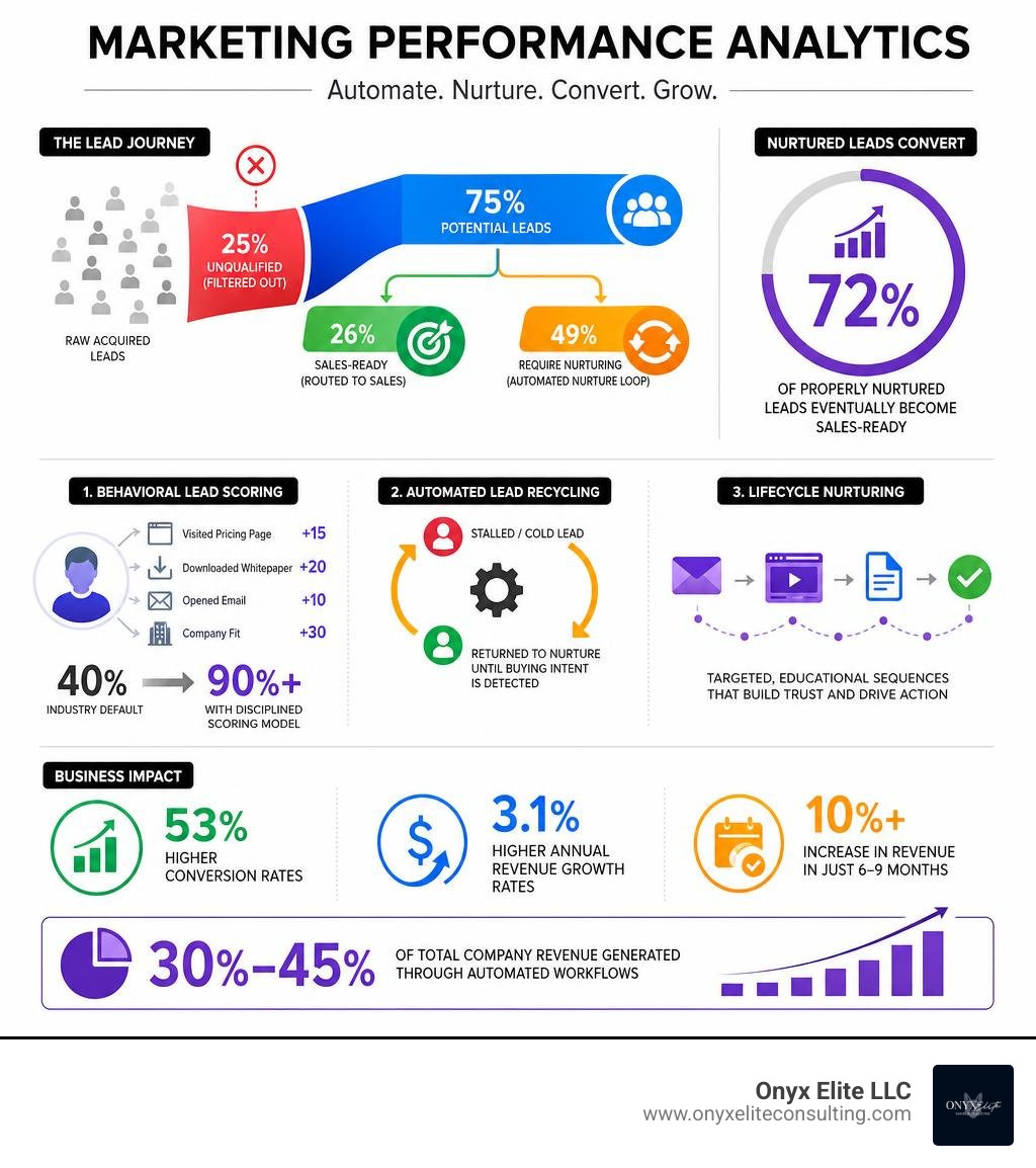 marketing performance analytics infographic