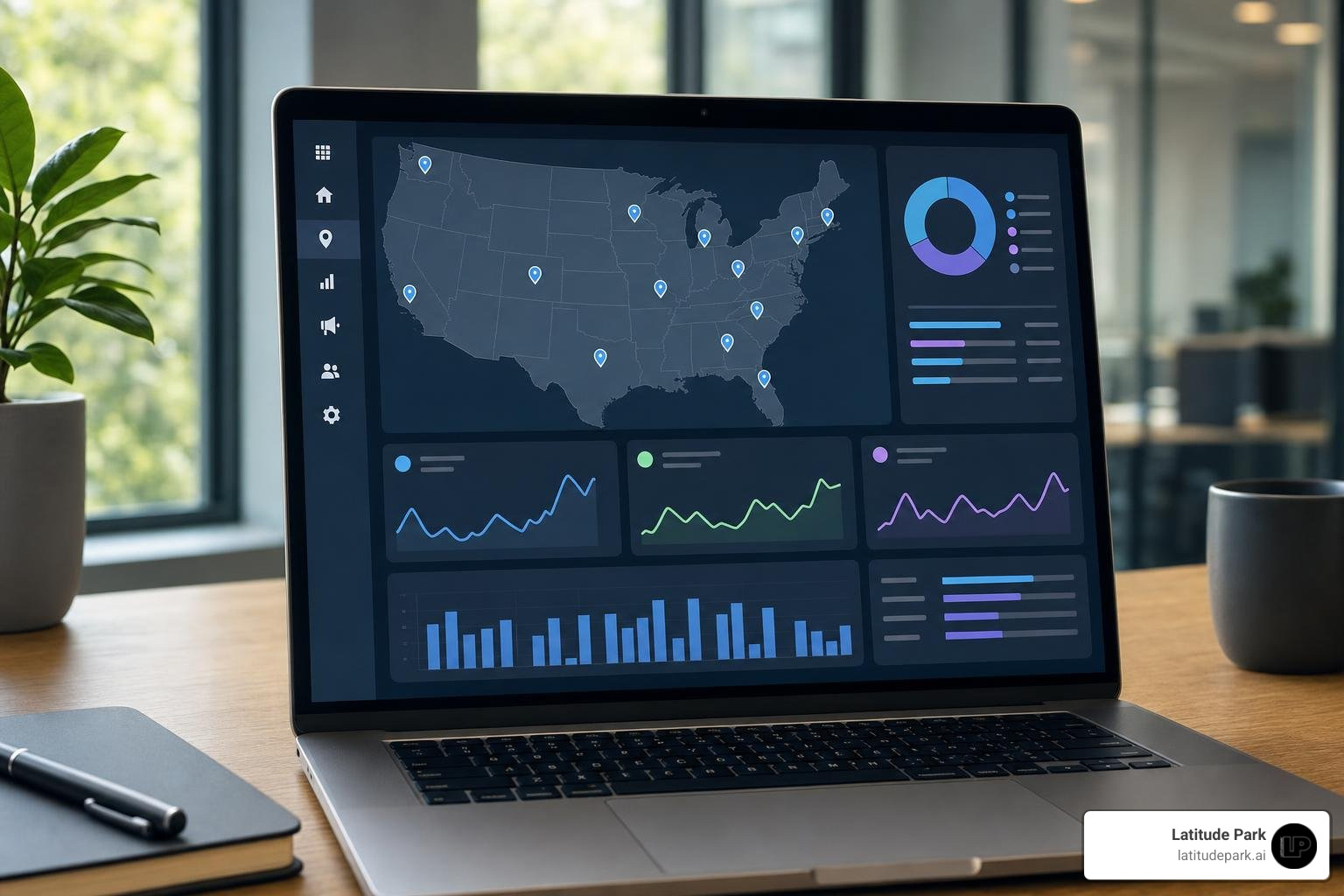 multi location localized paid social ad results dashboard