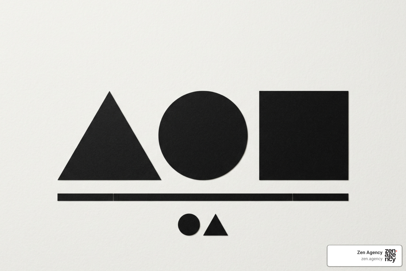Minimalist geometric logo design featuring simple shapes Minimalist geometric logo design featuring simple shapes