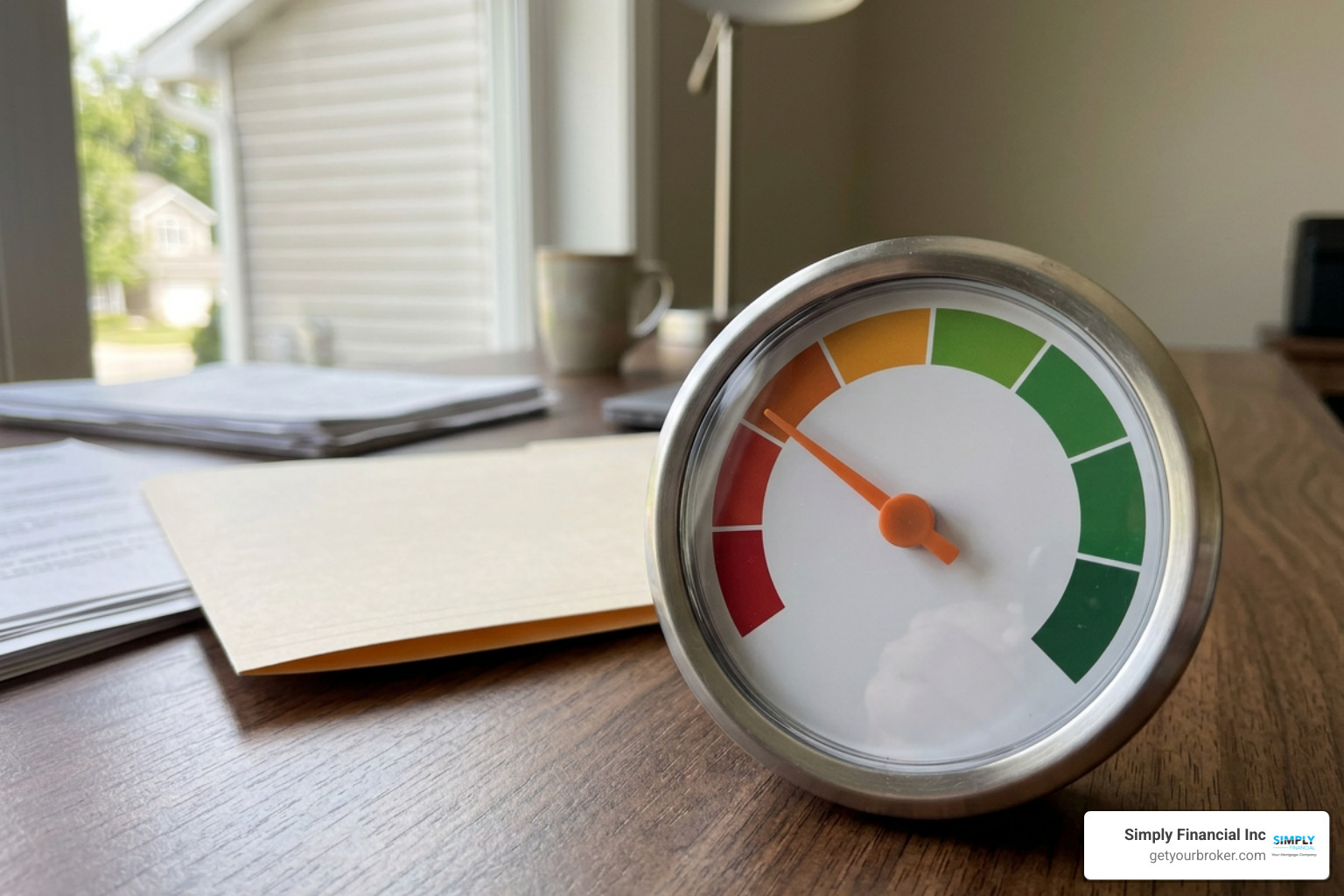credit score gauge comparing 500 and 580 score tiers