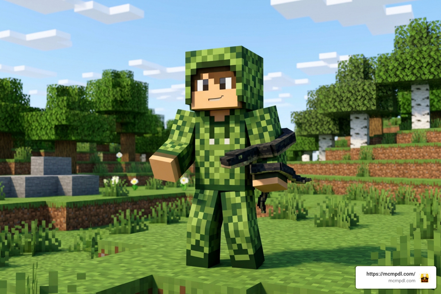 Minecraft snake skin player avatar
