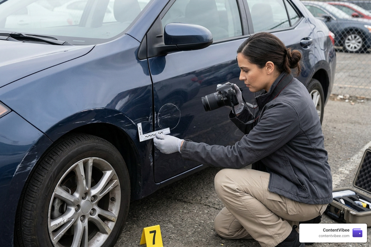 Preservation of physical vehicle damage evidence