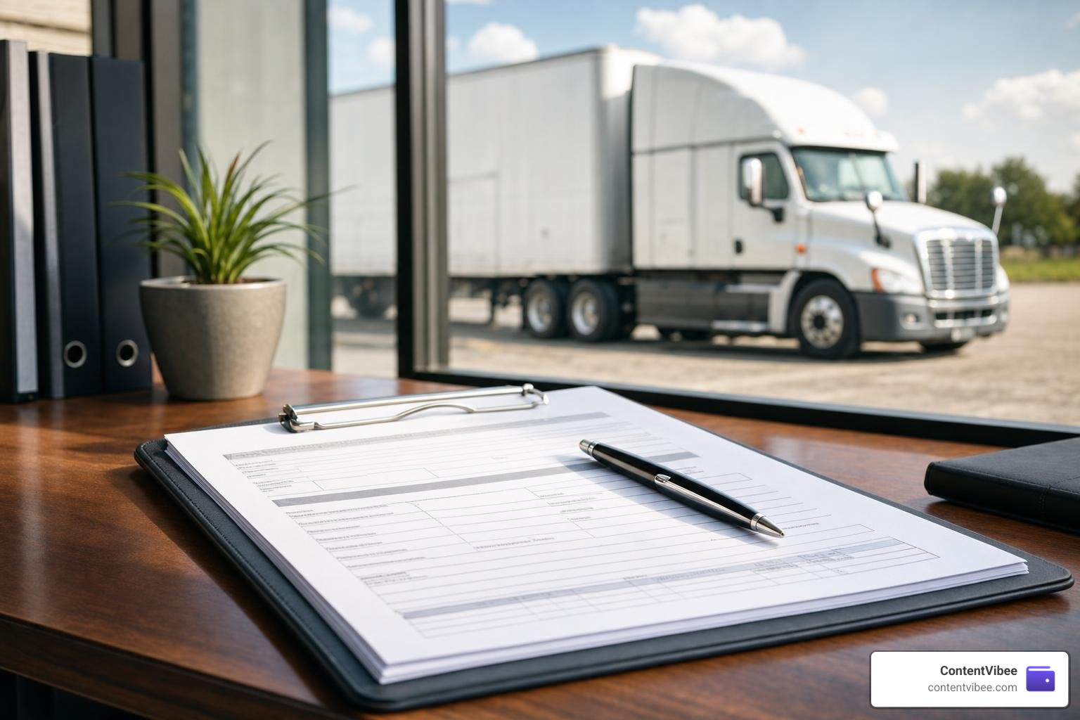 Commercial truck liability insurance paperwork Commercial truck liability insurance paperwork