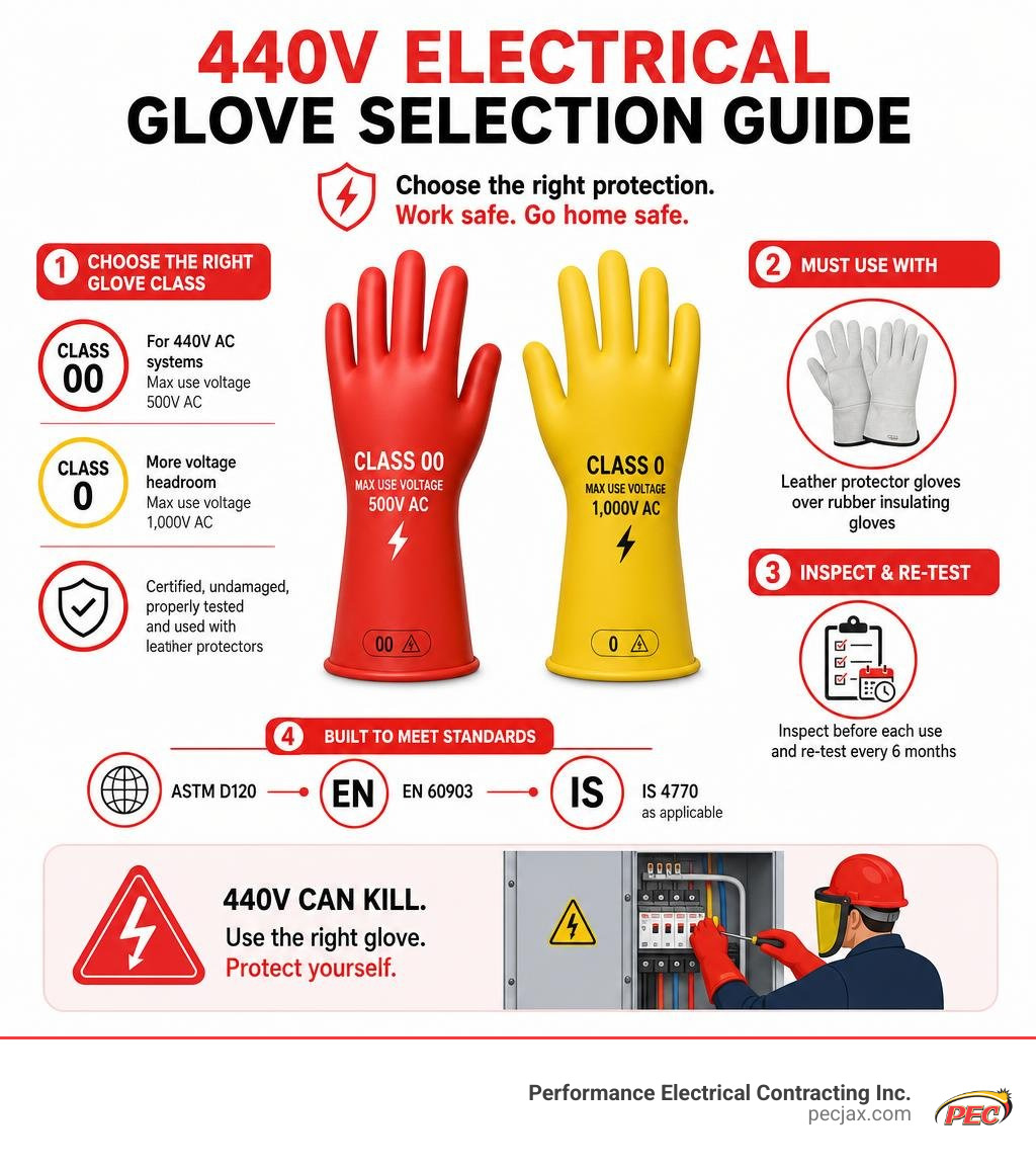 440V electrical glove selection infographic infographic 440V electrical glove selection infographic infographic