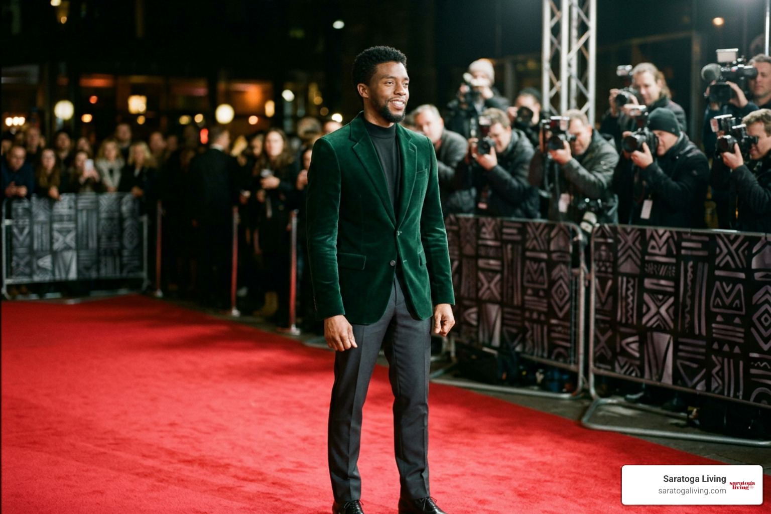 Chadwick Boseman at Black Panther premiere Chadwick Boseman at Black Panther premiere