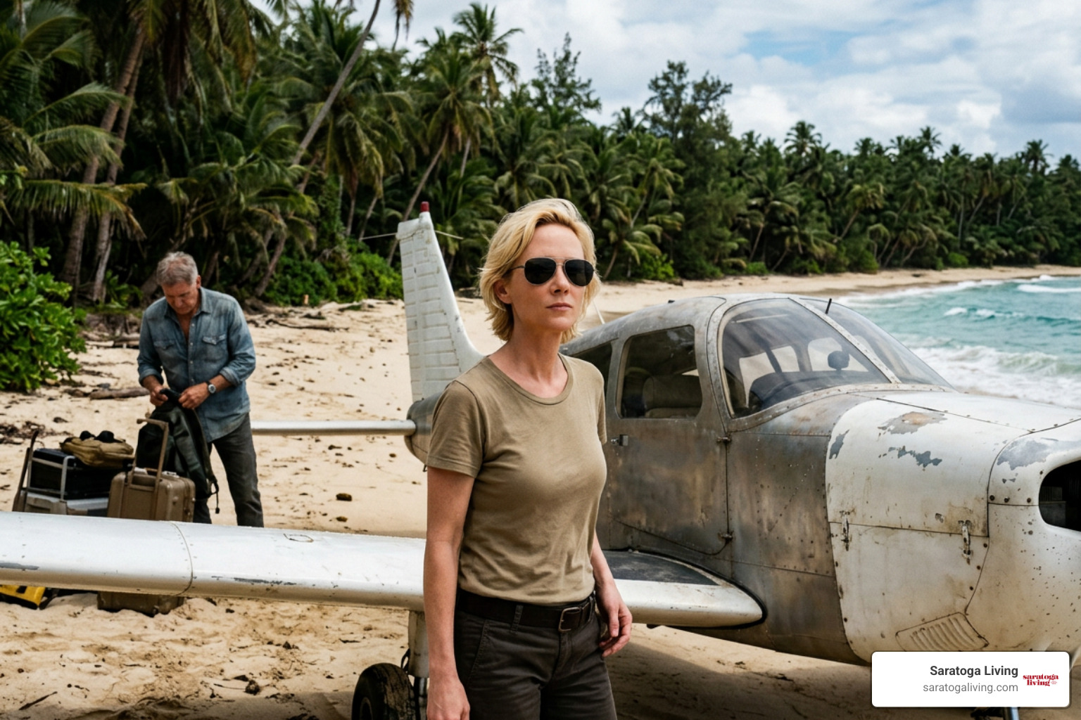 Anne Heche performing in Six Days Seven Nights