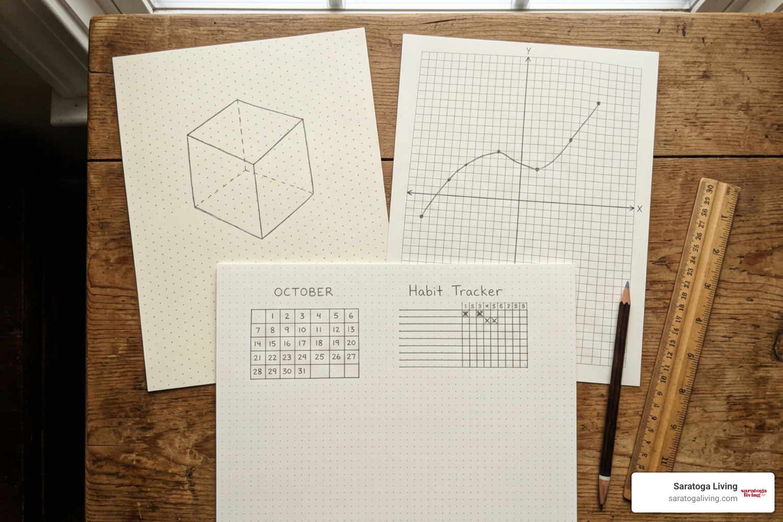 Various grid paper patterns including isometric dot grid and cartesian quad Various grid paper patterns including isometric dot grid and cartesian quad
