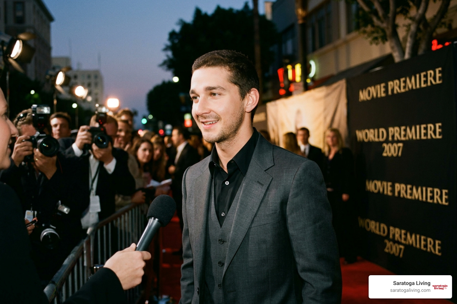 Shia LaBeouf at Transformers premiere Shia LaBeouf at Transformers premiere